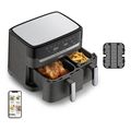 tefal ey905b dual easy fry grill 83l hot air fryer 2700watt extra photo 4