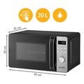 first austria fa 5002 6 inox foyrnaki mikrokymaton 20l 700w grill 800w extra photo 2