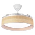 eurolamp anemistiras orofis leykos anoigokleiomenes fterotes kafe plekto f106 30w dc moter led 45w extra photo 1