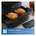 philips1000 series na150 00 fryer double 71 l 2450 w hot air fryer black extra photo 2