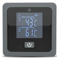nedis btkat10gy smartlife meat thermometer with 2 probes 120m grey extra photo 2