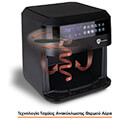 friteza aeros 63lt homevero hv af63 psifiaki 1300w extra photo 3