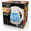 brastiras adler ad 1274 white kettle glass 17lt extra photo 7