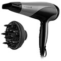 epaggelmatiko sesoyar me fysoyna 2200w remington d3190 ionic dry silver black extra photo 1