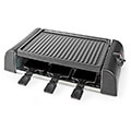 nedis fcra220fbk6 ilektriki psistaria raclette 1000w me rythmizomeno thermostati extra photo 1