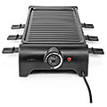 nedis fcra220fbk6 ilektriki psistaria raclette 1000w me rythmizomeno thermostati extra photo 3