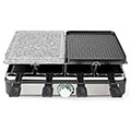 nedis fcra300fbk8 ilektriki psistaria raclette 1400w me rythmizomeno thermostati extra photo 3