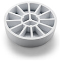 meliconi 656102 base support anti vibration mounts for wash dryer machine extra photo 1