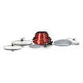 set mageirika skeyi berlinger metallic line burgundy collection me epistrosi apo petra 12tem extra photo 5