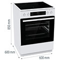 koyzina me keramikes esties gorenje gecs6c70wpa extra photo 5