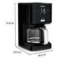 kafetiera filtroy tefal smart n light cm600810 programmatizomeni extra photo 5