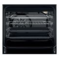 koyzina me keramiki estia steambake aeg ccb56491bw 58lt white extra photo 4