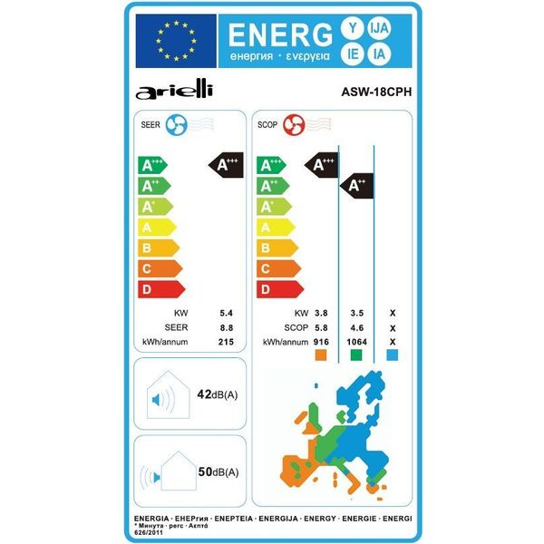 Air Condition Arielli Asw-18cph 18000btu A+++ Wi-fi Inverter ...