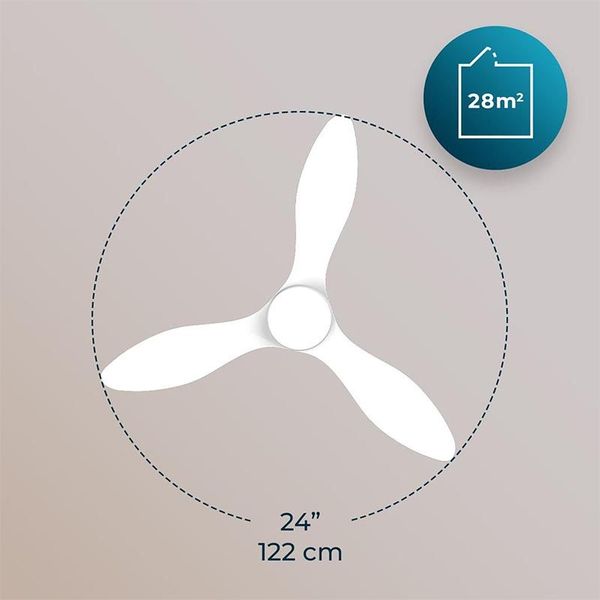 ΑΝΕΜΙΣΤΗΡΑΣ ΟΡΟΦΗΣ 2 ΣΕ 1 40W CECOTEC ENERGYSILENCE AERO 5200 WHITE CEC-08491