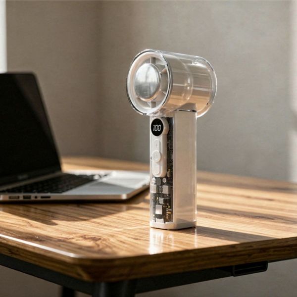 EUROLAMP ΑΝΕΜΙΣΤΗΡΑΣ ΧΕΙΡΟΣ ΜΕ ΕΠΙΦΑΝΕΙΑ ΨΥΞΗΣ ΕΠΑΝΑΦΟΡΤΙΖΟΜΕΝΟΣ Φ6 ΛΕΥΚΟ-ΔΙΑΦΑΝΟ