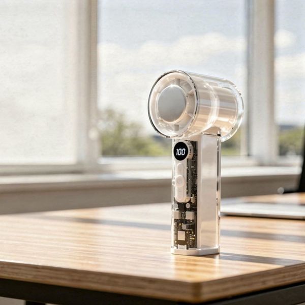 EUROLAMP ΑΝΕΜΙΣΤΗΡΑΣ ΧΕΙΡΟΣ ΜΕ ΕΠΙΦΑΝΕΙΑ ΨΥΞΗΣ ΕΠΑΝΑΦΟΡΤΙΖΟΜΕΝΟΣ Φ6 ΛΕΥΚΟ-ΔΙΑΦΑΝΟ