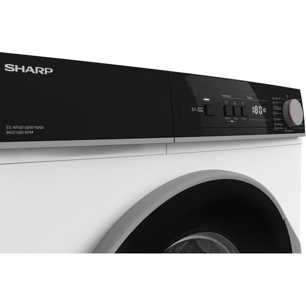 ΠΛΥΝΤΗΡΙΟ ΡΟΥΧΩΝ SHARP ES-NFA814BW1NNA-EE 8KG 1400 RPM 51LT STEAM