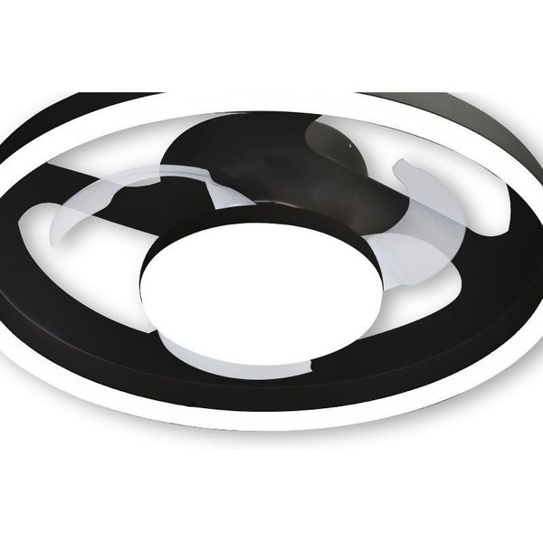 ΑΝΕΜΙΣΤΗΡΑΣ ΟΡΟΦΗΣ PRCF-80725 PRIMO 20'' 50ΕΚ. ΜΕ RC 1ΦΩΣ LED 3 ΦΤΕΡΑ ΜΑΥΡΟΣ
