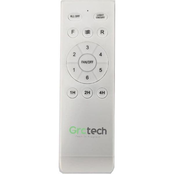 ΑΝΕΜΙΣΤΗΡΑΣ ΟΡΟΦΗΣ GRC-TECH 42'' (107CM) LED LAMP RC GREY-BLACK