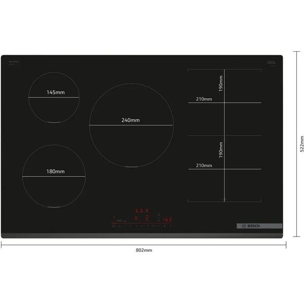 ΕΝΤΟΙΧΙΖΟΜΕΝΗ ΕΠΑΓΩΓΙΚΗ ΕΣΤΙΑ BOSCH PVW831HC1E 80CM