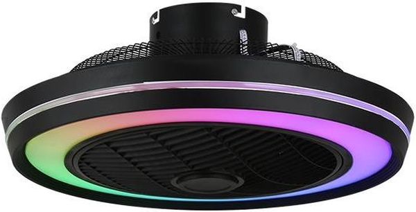 ΑΝΕΜΙΣΤΗΡΑΣ ΠΛΑΦΟΝΙΕΡΑ ΟΡΟΦΗΣ 20W EUROLAMP 300-25045 ΜΑΥΡΟ