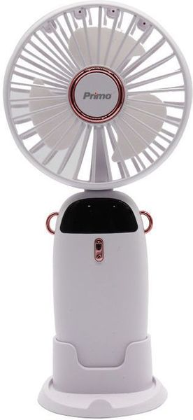 ΑΝΕΜΙΣΤΗΡΑΣ MINI PRMF-80695 PRIMO 3.5'' 9CM ΛΕΥΚΟΣ ΕΠΑΝΑΦΟΡΤΙΖΟΜΕΝΟΣ