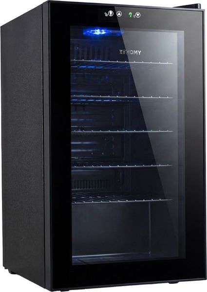 ΨΥΓΕΙΟ ΠΡΟΒΟΛΗΣ ΠΟΤΩΝ EUHOMY BR001-89 70L (ΜΑΥΡΟ)