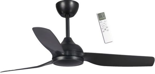 ΑΝΕΜΙΣΤΗΡΑΣ ΟΡΟΦΗΣ PRCF-80730 PRIMO 52'' 132ΕΚ. ΜΕ RC 3ΦΤΕΡΑ IP66 ΜΑΥΡΟΣ
