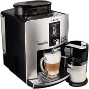 kafetiera espresso latte krups ea 82fe silver black photo