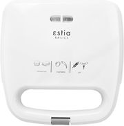 estia tostiera gusto white 2 theseon 750w leyki 06 11154 photo