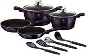 berlinger haus set mageirika skeyi kai ergaleia koyzinas 10 tmx purple eclipse collection bh 7140