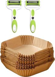set 2 apofloiotes me 3 lepides kai antikollitika xartia fritezas aeros 20cm 50tmx photo