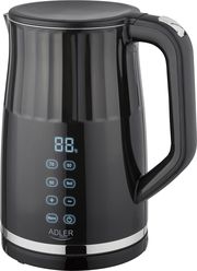 adler led electric kettle with temperature control 17l black ad1350 photo adler led electric kettle with temperature control 17l black ad1350 photo