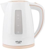 adler plastic kettle 17l white ad1264 photo