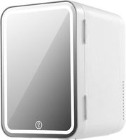 xo mini car refrigerator cz015 white with mirror led photo