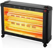lgp maxi electrical quartz heater 3 barred 2100w black lgp112631