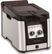 tefal clear duo fr600d deep fryer stainless steel black photo