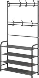 bormann bpc2250 epiplo eisodoy kremastra papoytsothiki 4 rafion me metalliko skeleto 60x26x153 photo