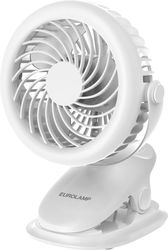 eurolamp anemistiras grafeioy epanafortizomenos me mantalaki f10 6w kai led fos 2w leykos