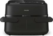 philips1000 series na150 00 fryer double 71 l 2450 w hot air fryer black photo