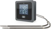 nedis btkat10gy smartlife meat thermometer with 2 probes 120m grey photo