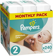 pampers premium care no2 4 8kg 240 tmx monthly pack photo