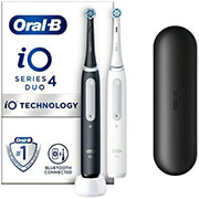 ilektriki odontoboyrtsa oral b io4 duo black white 3x2 80370930 photo