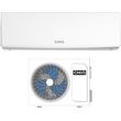 AIR CONDITION CHIQ 24OC-S 24000BTU WIFI ION A++/A+ INVERTER