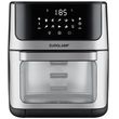 friteza aeros xxl 12l 1800w me parathyro kai axesoyar mayri inox eurolamp photo