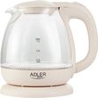 adler electric glass kettle 1l cream ad1283c photo