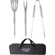 adler grill cutlery set in black carrying case ad6730 photo