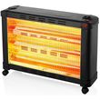 LGP MAXI ELECTRICAL QUARTZ HEATER 3-BARRED 2100W BLACK LGP112631