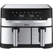 tefaldual easy fry grill ey905d double 83 l stand alone 2700 w hot air fryer stainless steel photo
