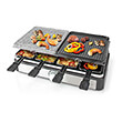 nedis fcra300fbk8 ilektriki psistaria raclette 1400w me rythmizomeno thermostati photo